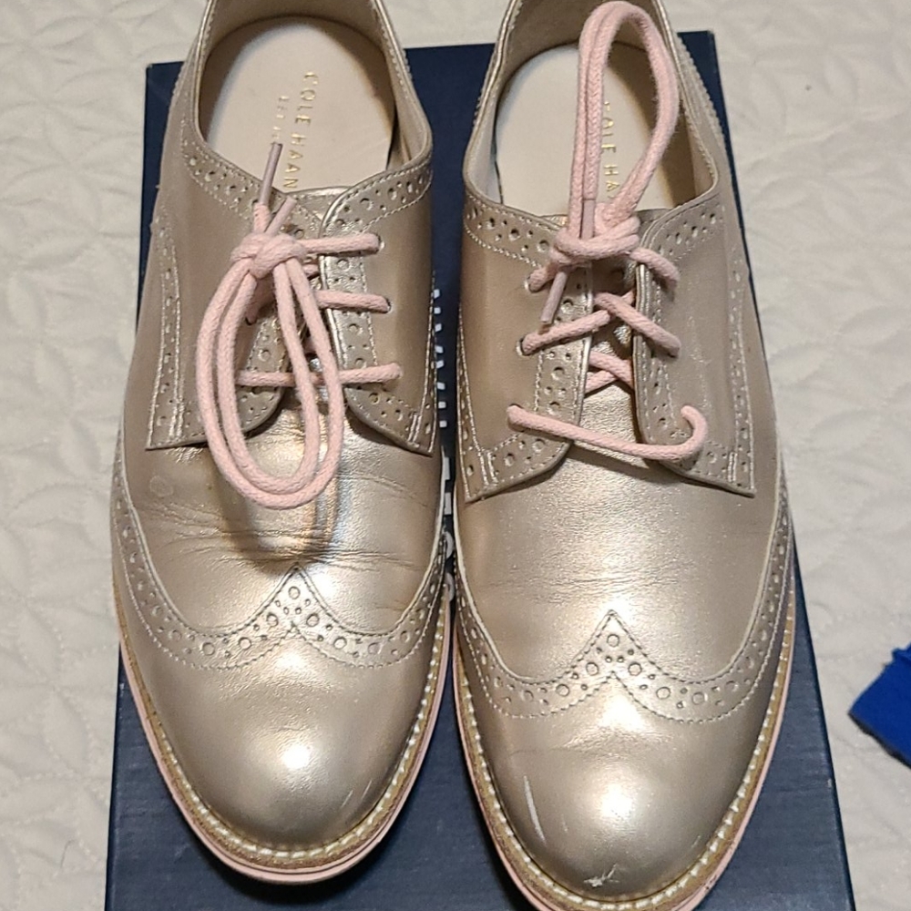 Cole Haan lunargrand wing tip size 8W